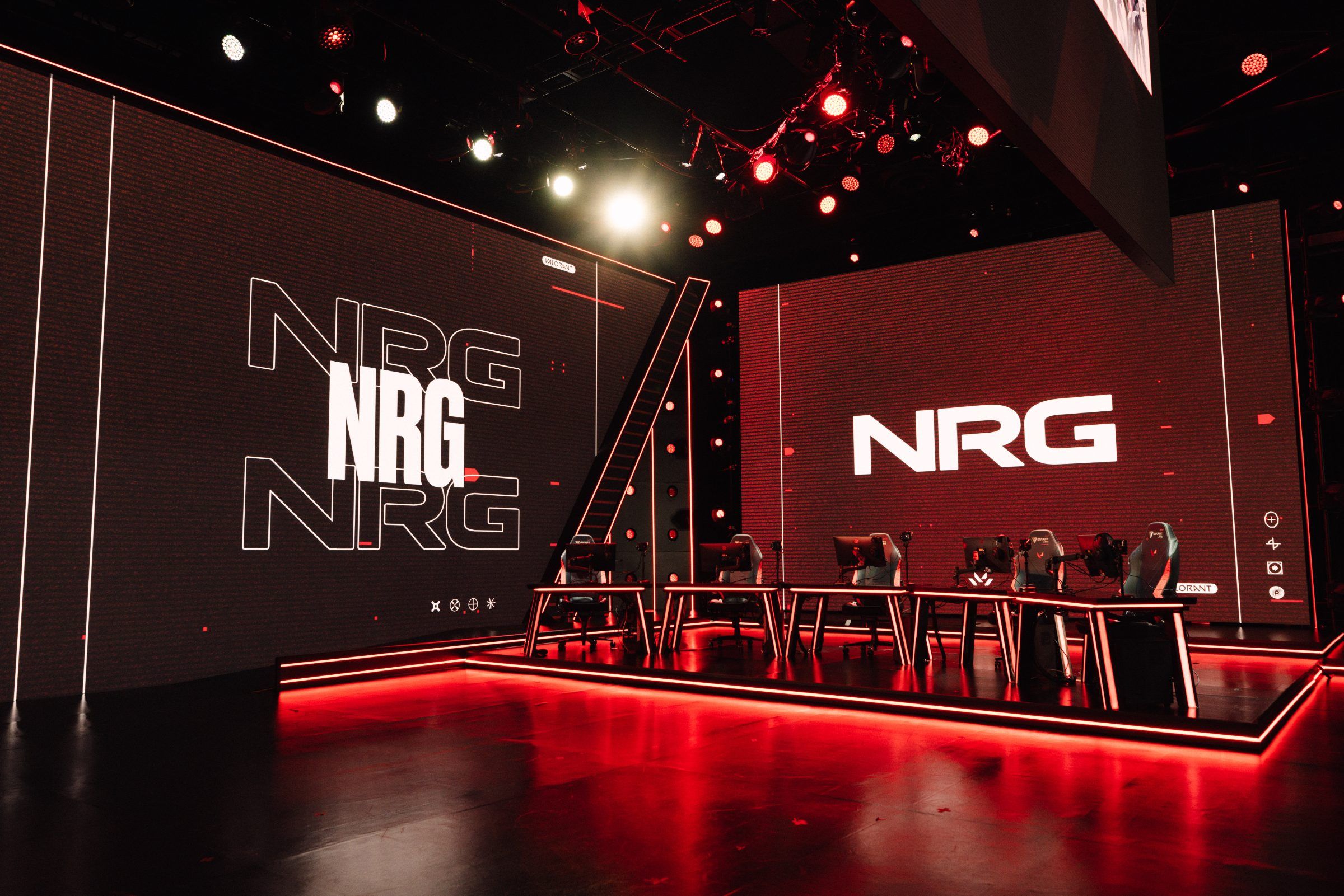 Riot Games Arena — NRG on the ROE BlackMarble LED floor