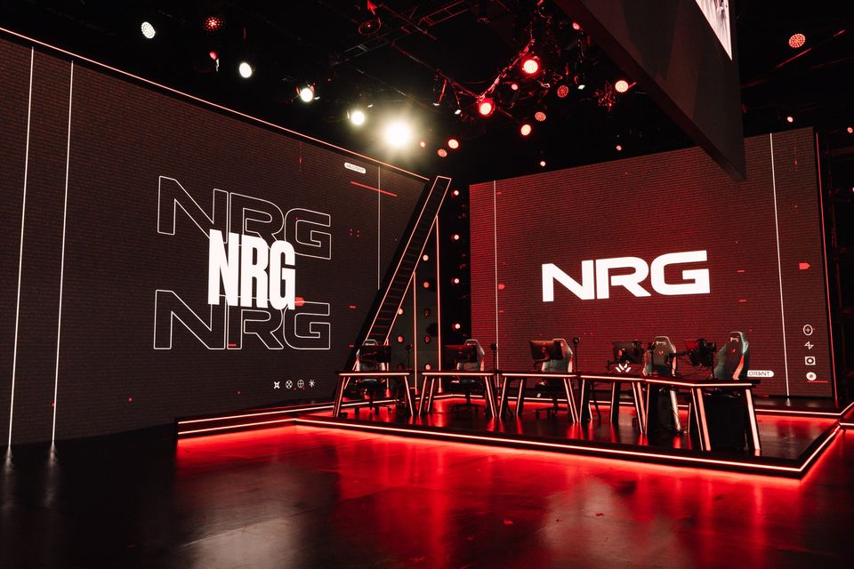 Riot Games Arena — NRG on the ROE BlackMarble LED floor